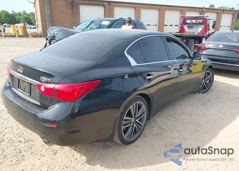 2015 Infiniti Q50 Sport from USA, damaged, VIN JN1BV7AR0FM421009